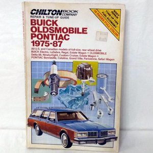Buick/Oldsmobile/Pontiac Repair & Tune Up Guide-1975-87-Chilton Book-7308